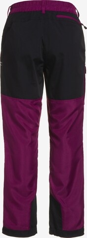 Ulla Popken Regular Athletic Pants 'HYPRAR' in Purple