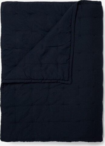 ESSENZA Blankets in Blue: front