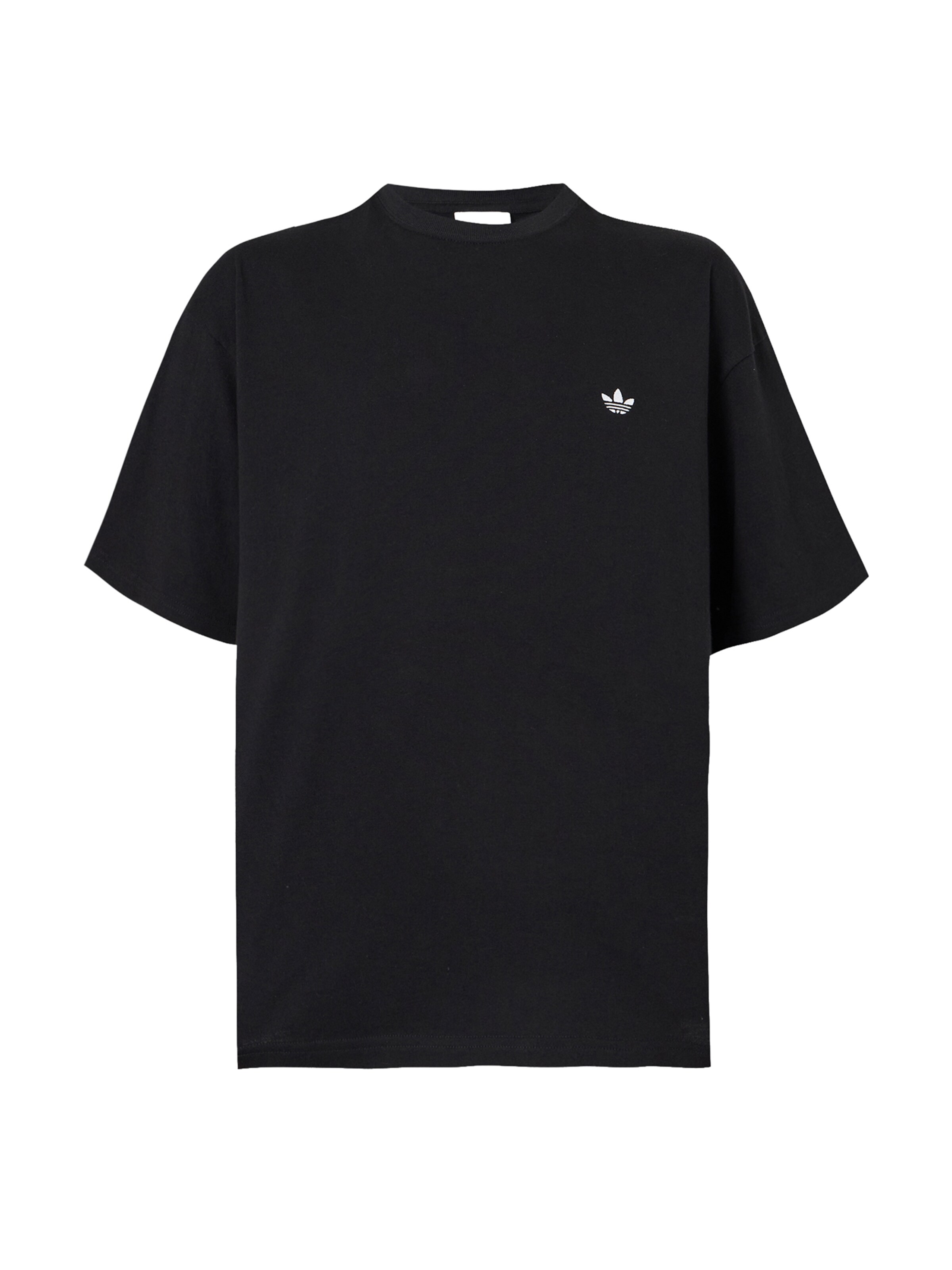 T-Shirt 'Trefoil Essentials' ADIDAS ORIGINALS en noir : devant