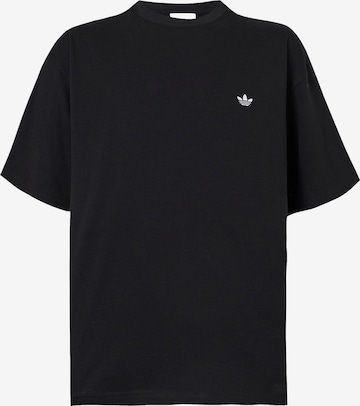 T-Shirt 'Trefoil Essentials' ADIDAS ORIGINALS en noir : devant