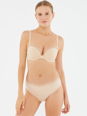 Dagi Push-up BH in Beige: voorkant