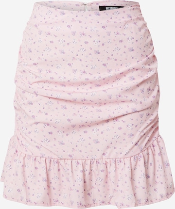 Missguided Skirt in Pink: front