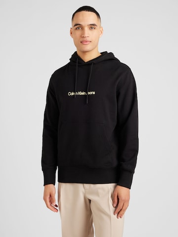 Calvin Klein Jeans Sweatshirt i svart