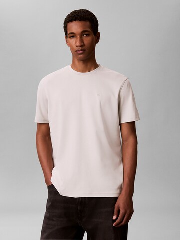 T-Shirt 'Supima' Calvin Klein en gris : devant