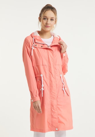 DreiMaster Maritim Between-Seasons Parka in Orange: front