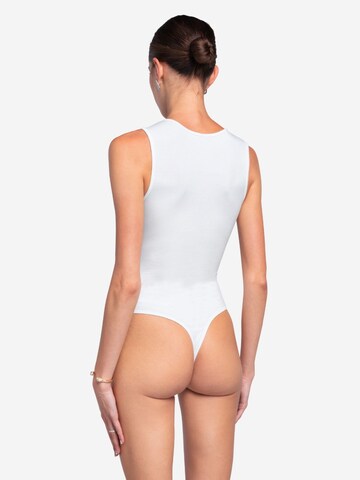 OW Collection Shirtbody i hvid