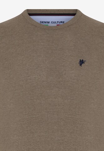 DENIM CULTURE Sweater 'Leroy' in Brown