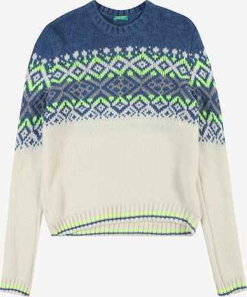 UNITED COLORS OF BENETTON Sweater in Beige: front