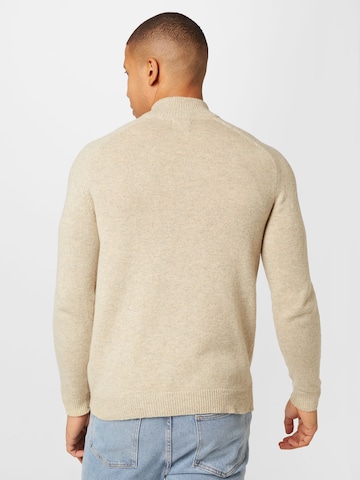 Only & Sons Sweater 'Edward' in Beige