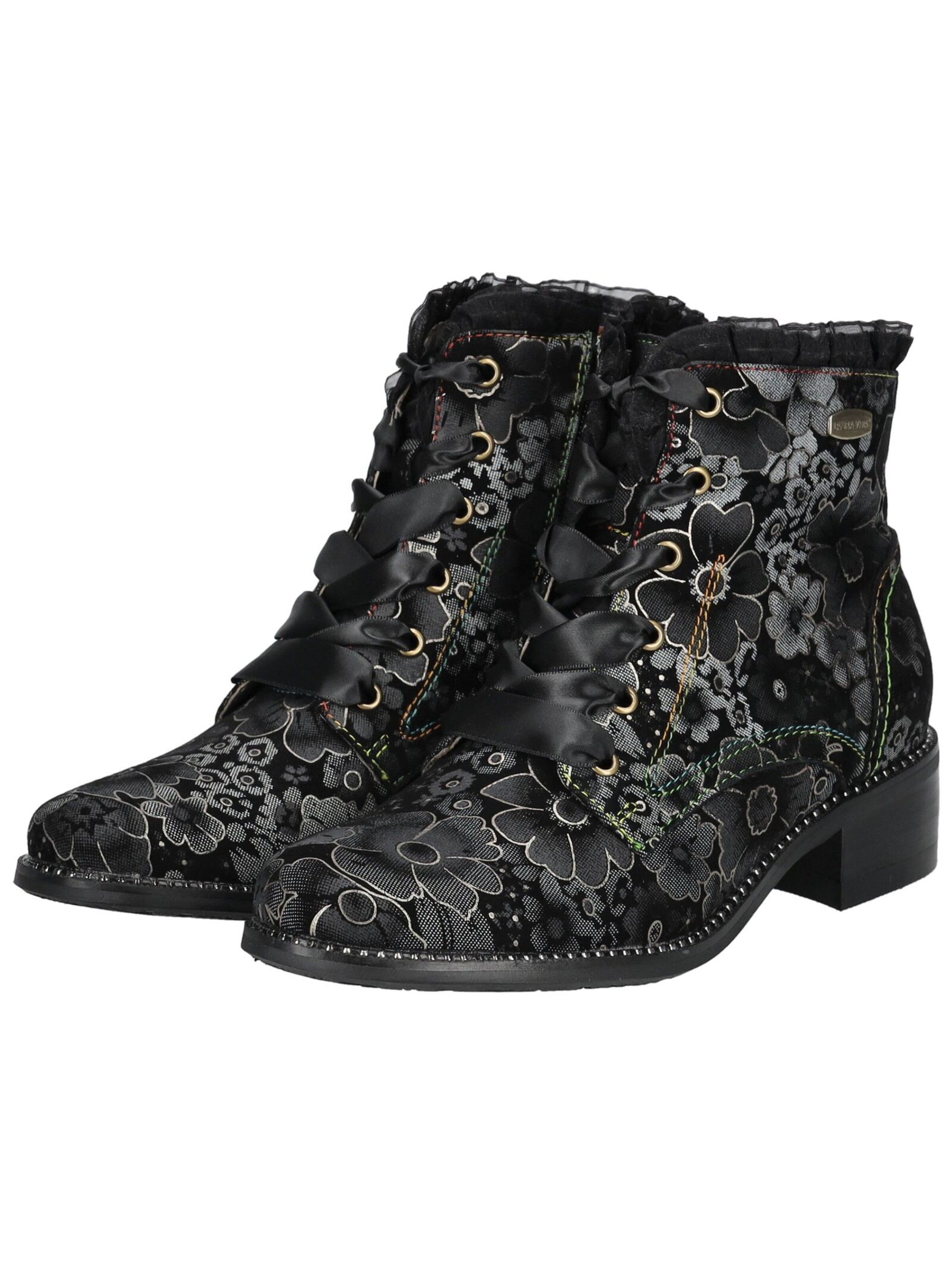 Laura Vita Veterlaarsjes in Zwart