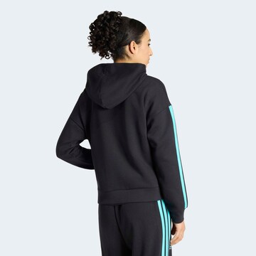 ADIDAS PERFORMANCE Athletic Zip-Up Hoodie 'Mercedes-AMG Petronas Formula 1 Team DNA' in Black