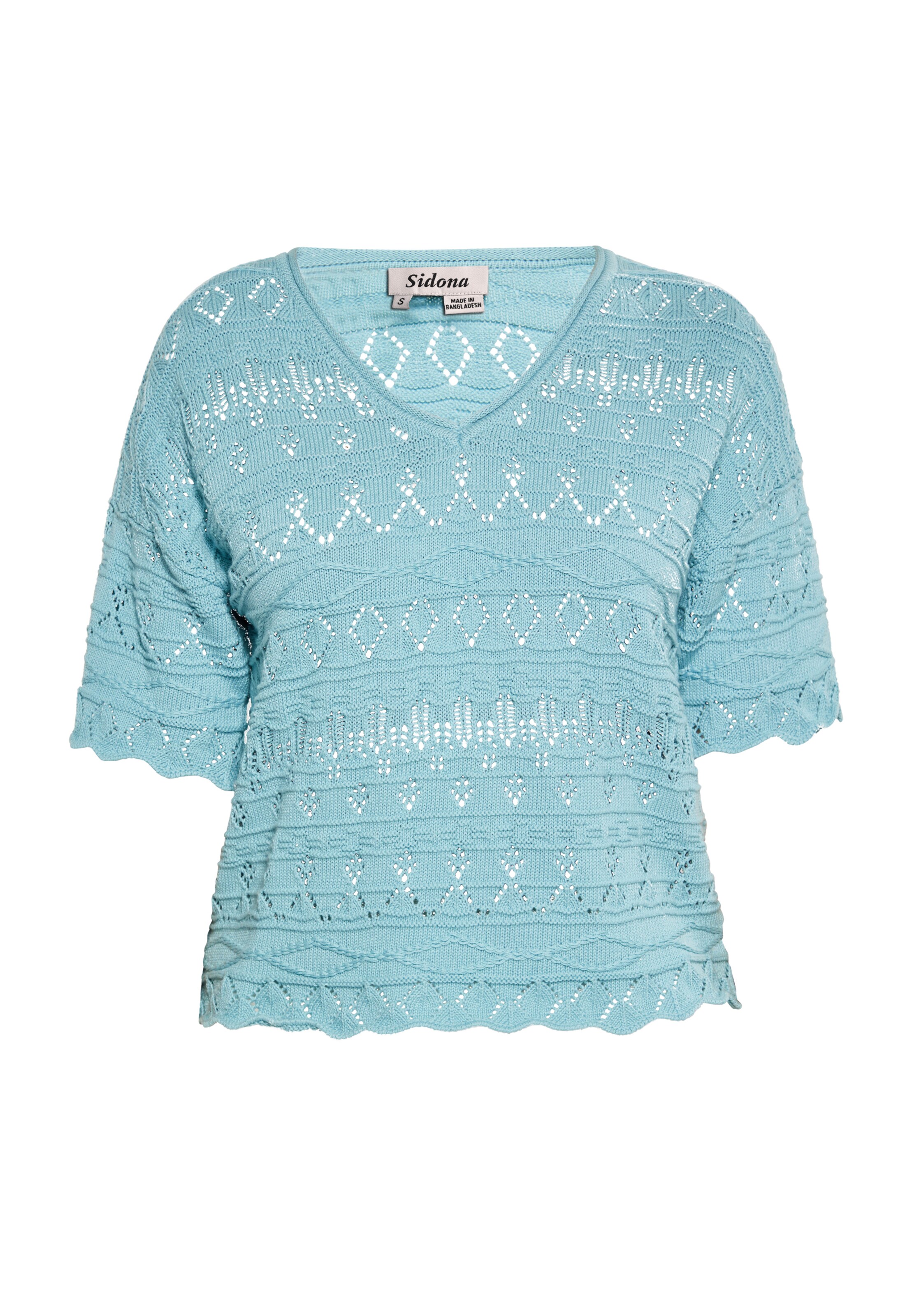 Sidona Pullover in Blau: Vorderseite