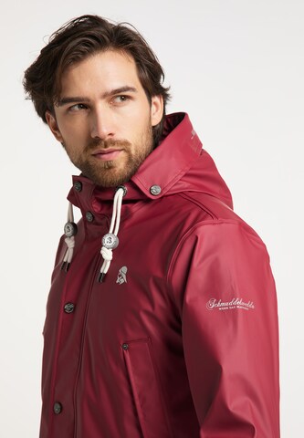 Manteau mi-saison Schmuddelwedda en rouge