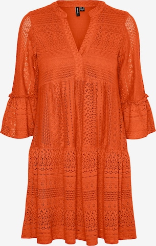 VERO MODA Jurk 'HONEY' in Oranje: voorkant