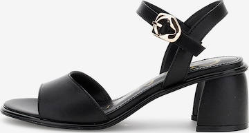 Sandalo di CAFè NOIR in nero: frontale