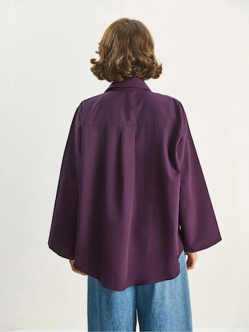 Camicia da donna di Bianco Lucci in lilla