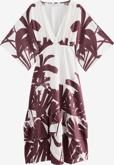 Vasarinė suknelė iš Next, spalva – šokolado spalva / balta, Prekių apžvalga