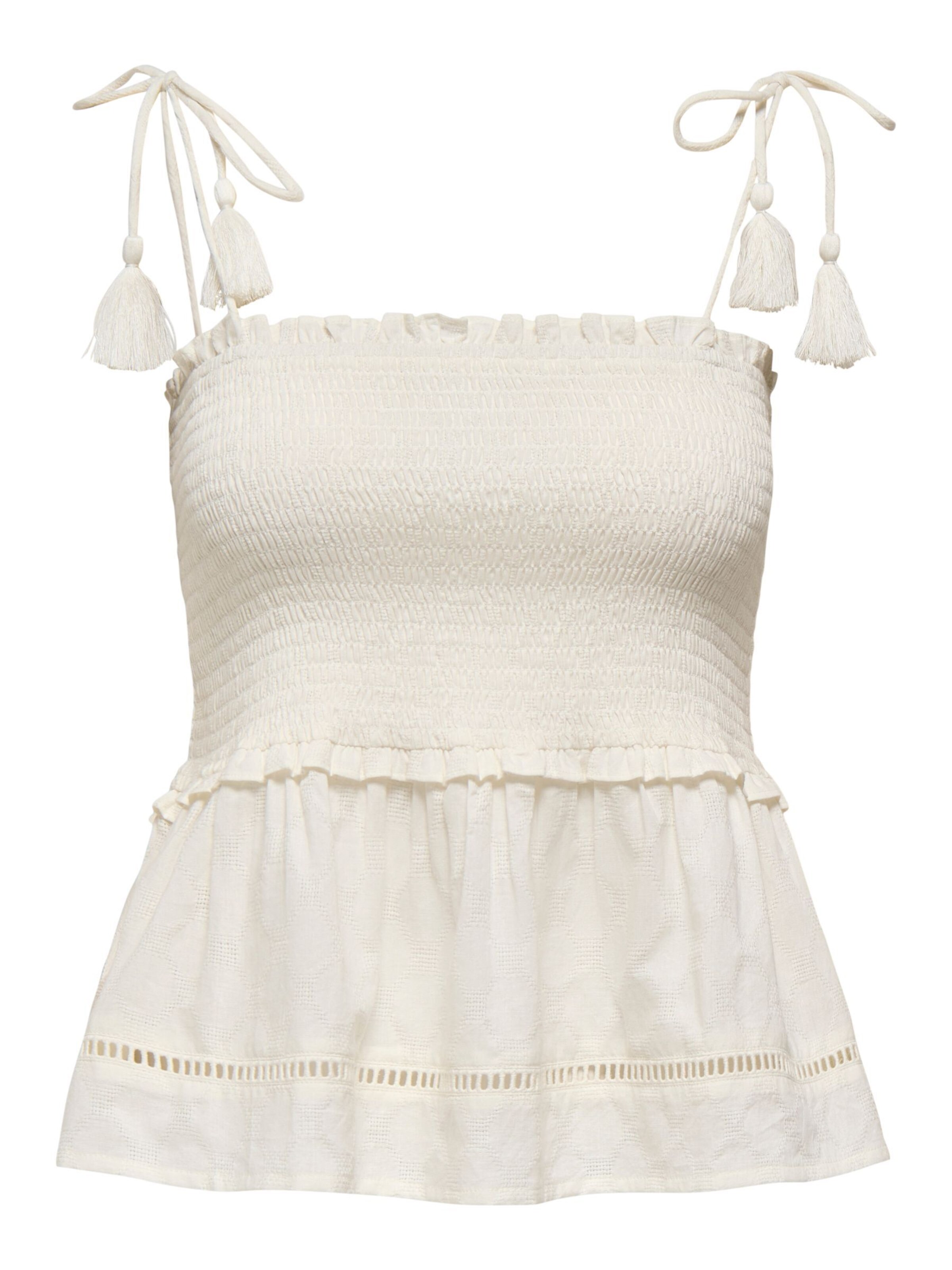 ONLY Top 'ONLMiva' en XS en blanco, Vista del producto