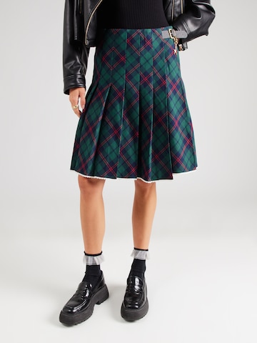 Fustă de la Tommy Jeans pe verde: față