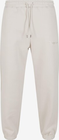 Dropsize Tapered Sportbroek in Beige: voorkant