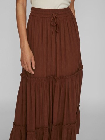 VILA Skirt in Brown