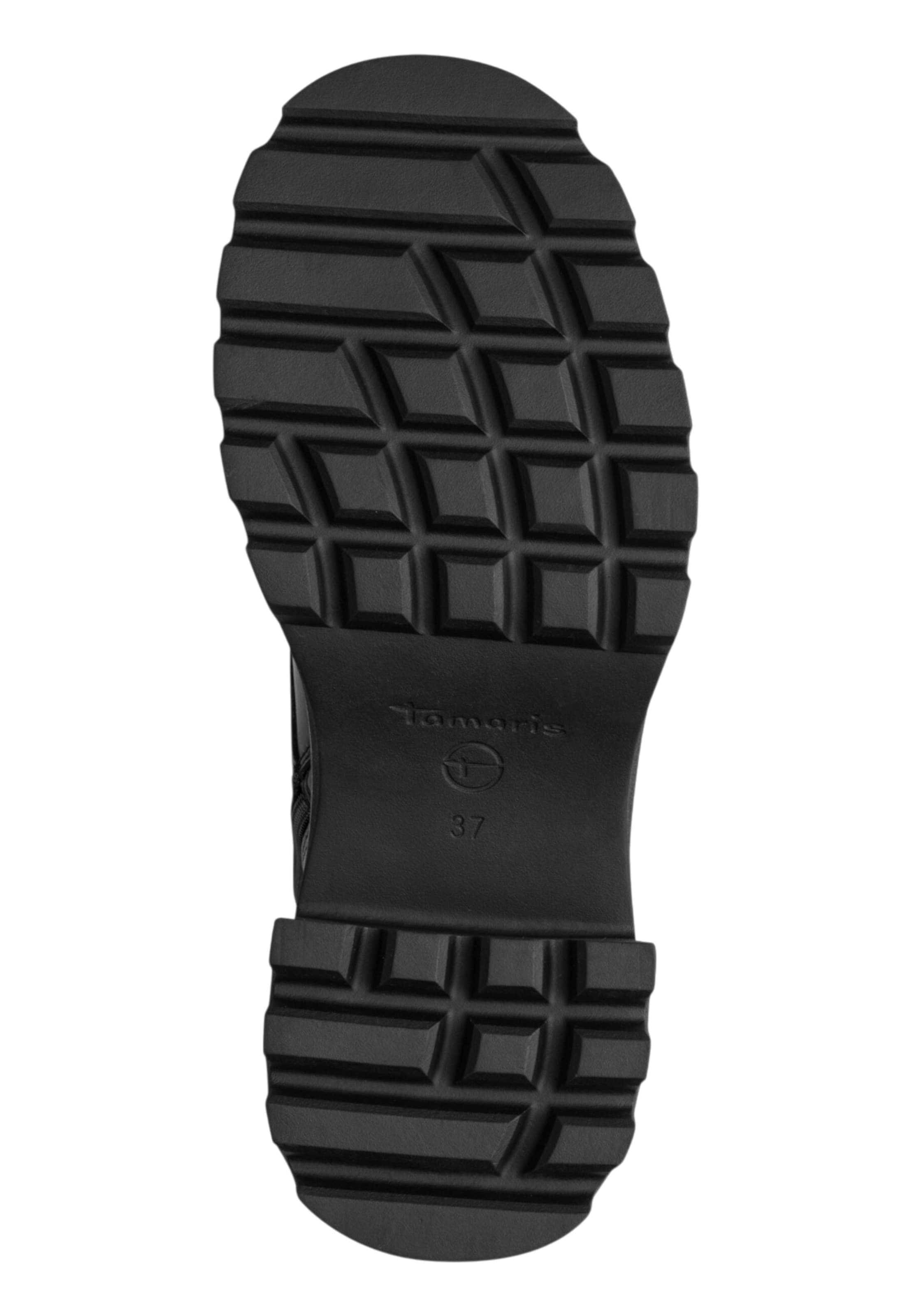 Tamaris Schnürstiefelette in Schwarz