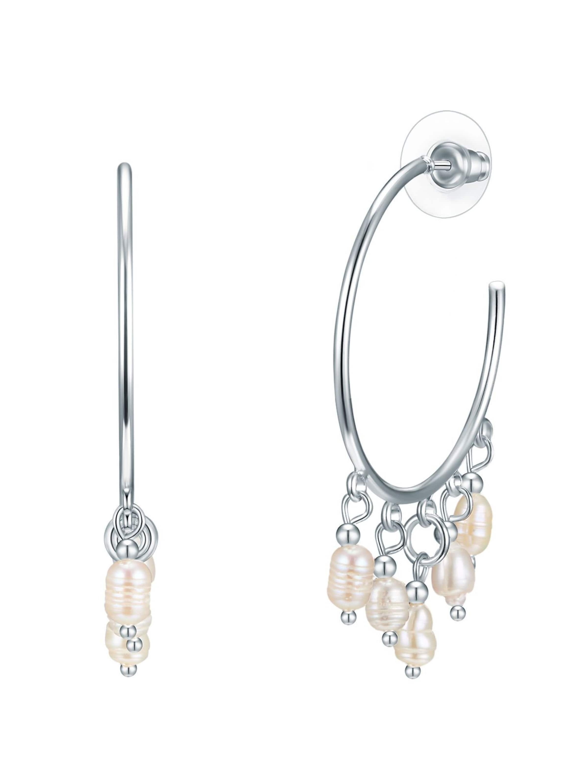 Lulu & Jane - Pendientes en plata: frente