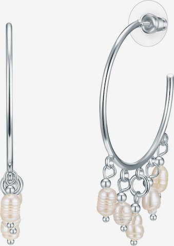 Lulu & Jane Earrings in Silver: front