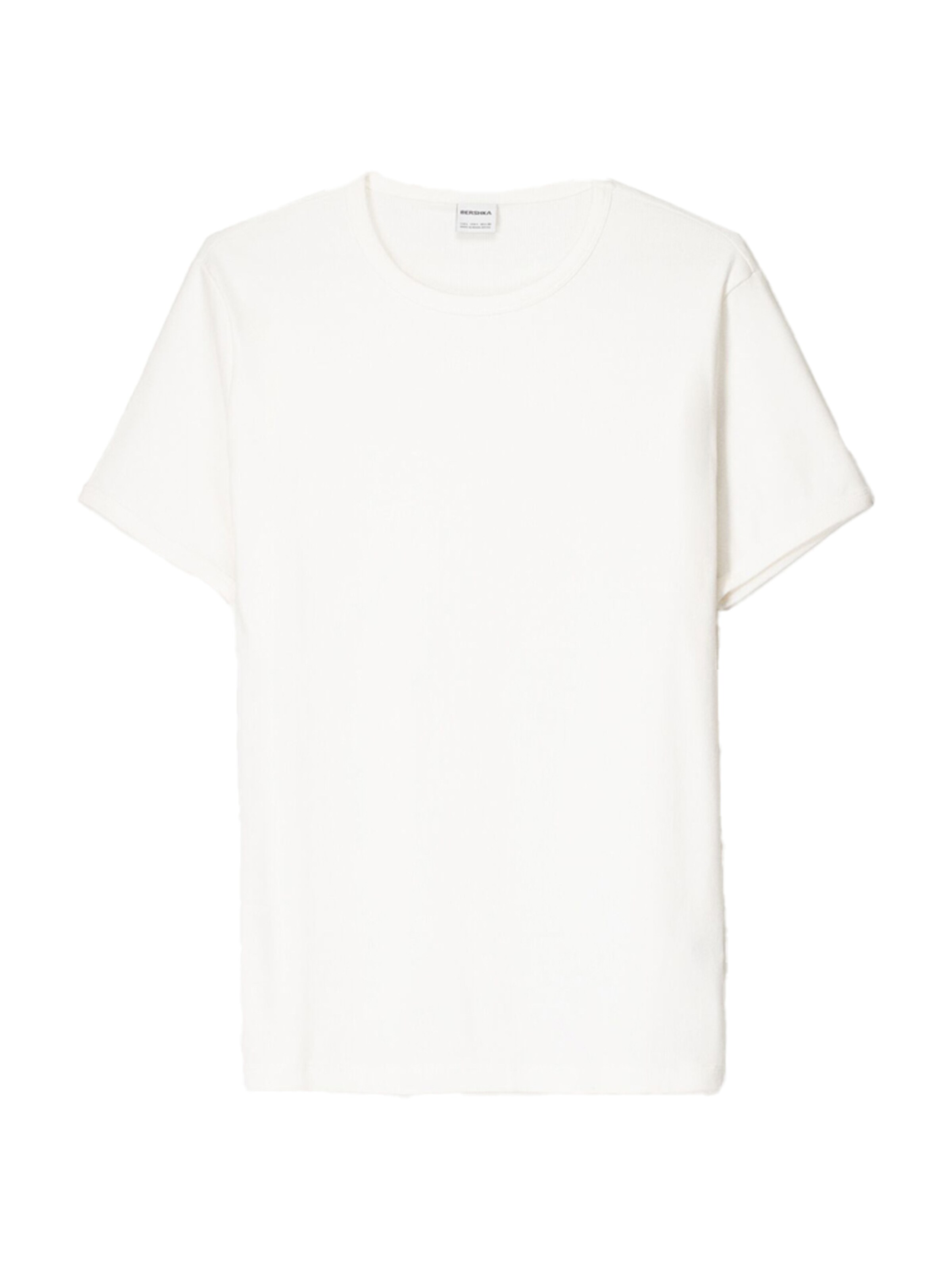 Bershka Póló - fehér: elől