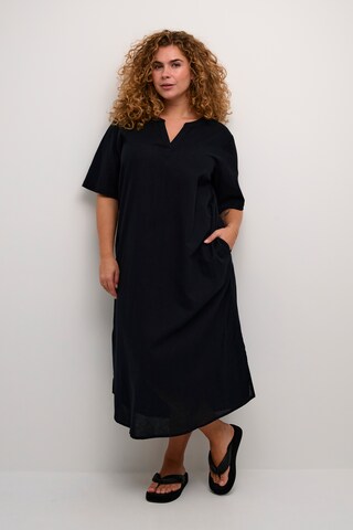 KAFFE CURVE Kleid 'Mayi' in Schwarz