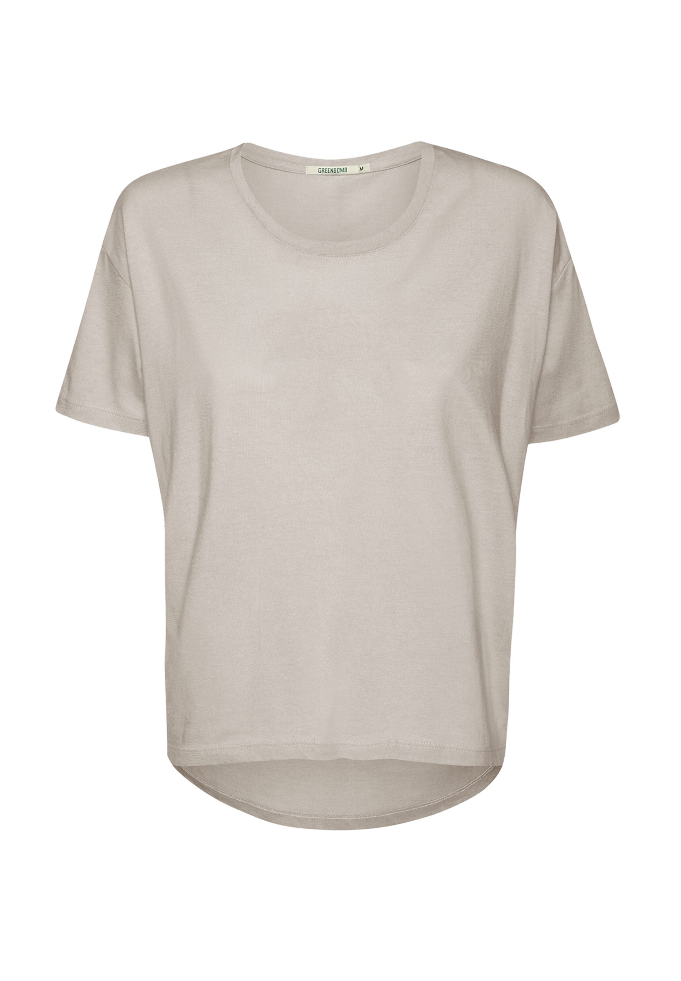 GREENBOMB Shirt ' Feel ' in White: front