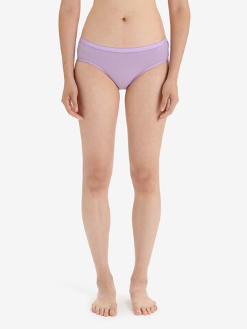 ICEBREAKER Panty 'Siren' in Purple: front