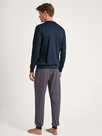 CALIDA Pyjama lang 'Relax Streamline'‌‌‌‌‌‌‌‌‌ in Blau