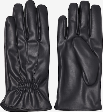 JACK & JONES Full finger gloves 'Celias' in Black: front