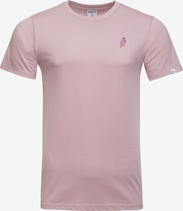 Mikon T-Shirt 'Eis' in Pink: predná strana