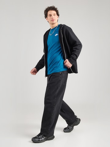 Nike Sportswear Regular fit Póló 'CLUB' - kék