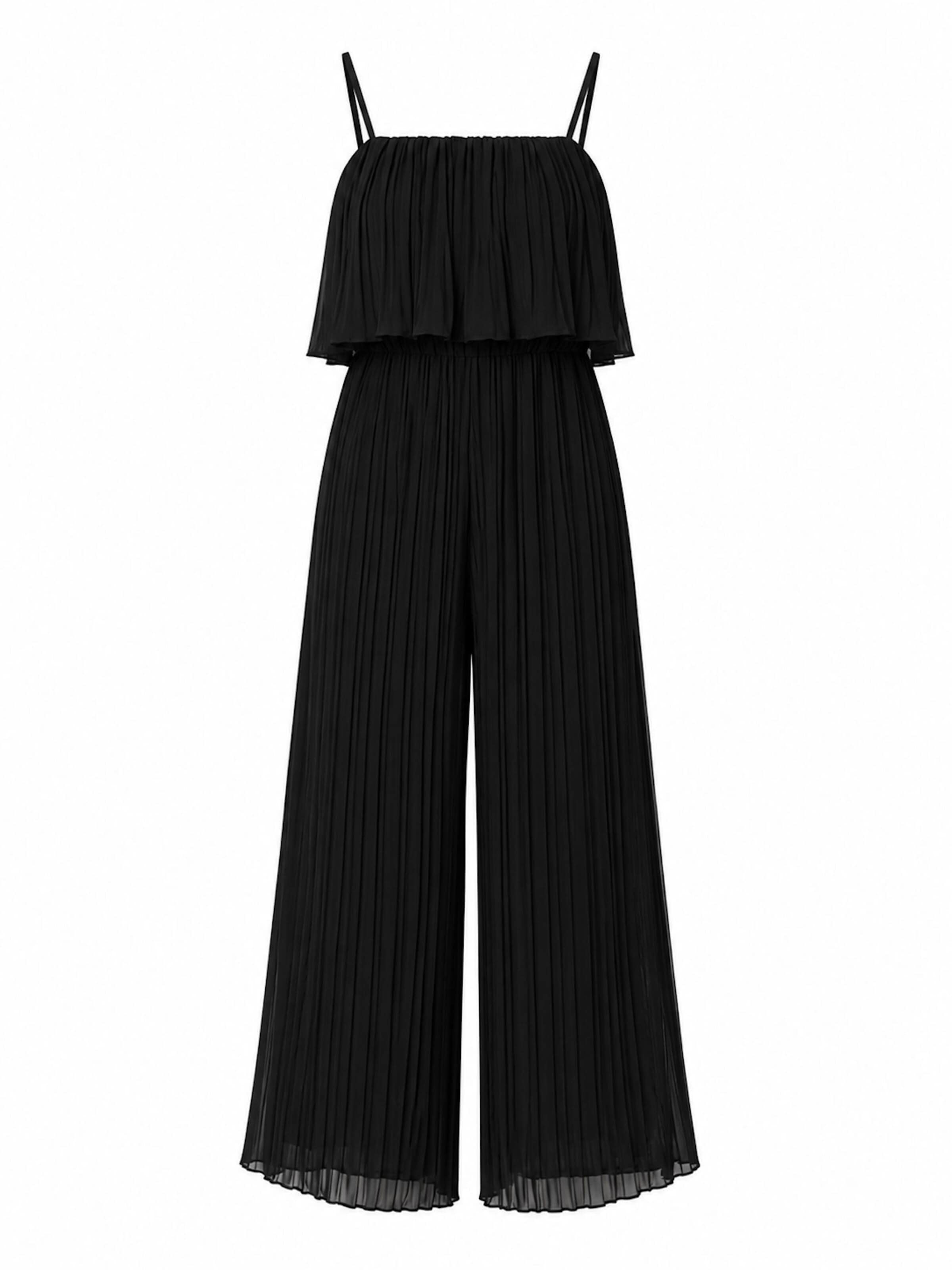 Worldclassca Jumpsuit 'Jumpsui Kleid Plissee Einteiler Overall Sommer' in S-L in Black, Item view