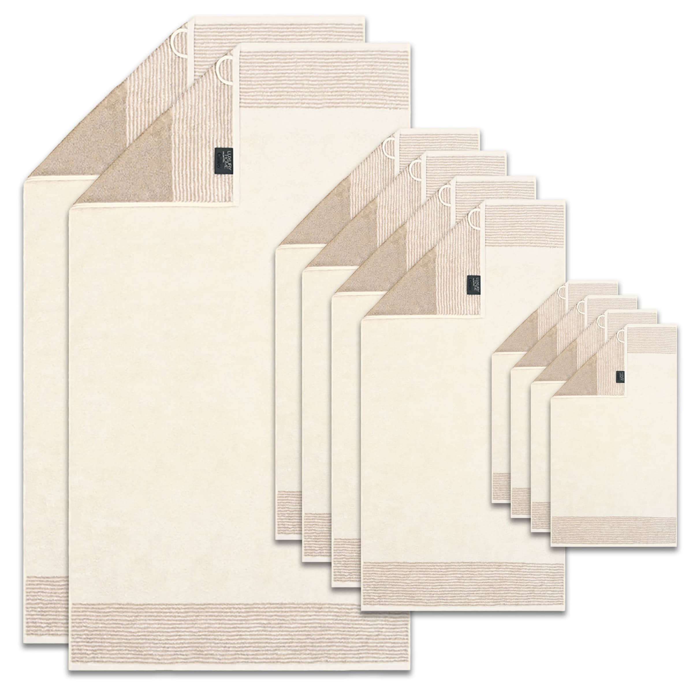 Cawö Handtuch in Weiß: Vorderseite