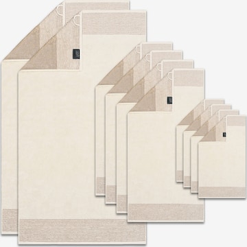 Cawö Towel in White: front