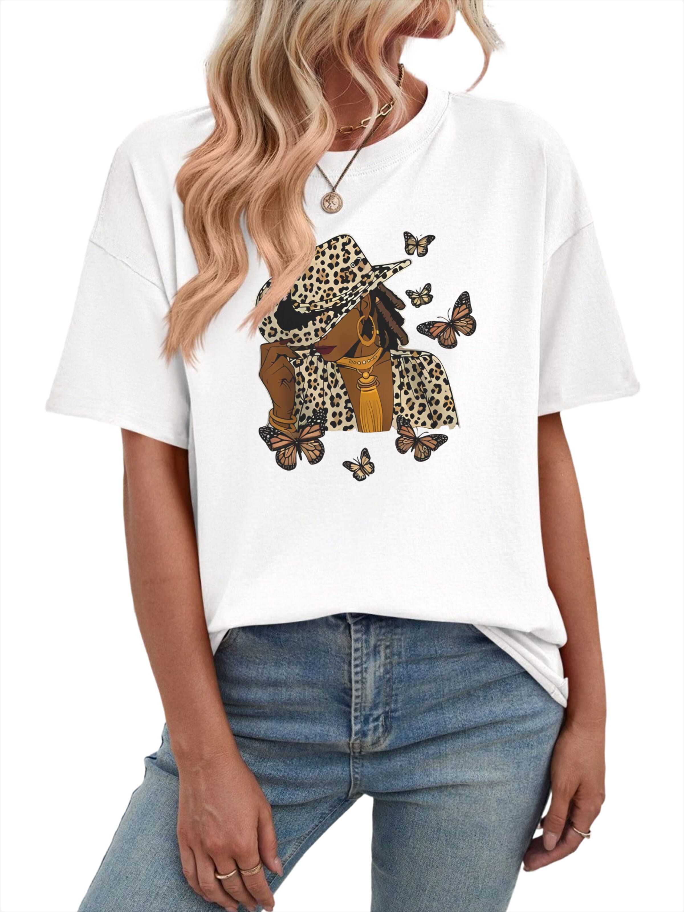 T-shirt GORHEY en blanc : devant