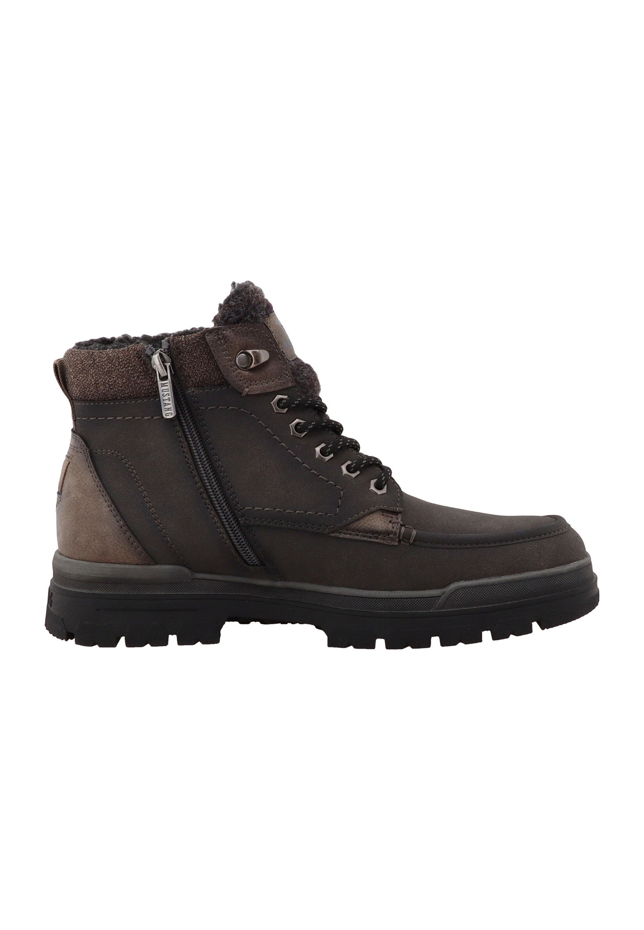 MUSTANG - Botas com atacadores em cinzento