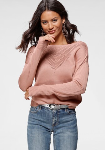 LAURA SCOTT Pullover in Pink