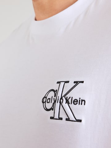 Calvin Klein Jeans Tričko – bílá