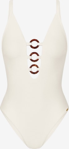 TRIUMPH Badeanzug ' Red Label Summer Dune ' in Beige: Vorderseite