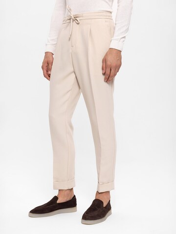 Regular Pantalon Antioch en beige : devant