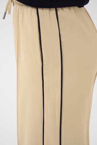 SAINT TROPEZ Wide leg Broek 'SueSZ' in Bruin