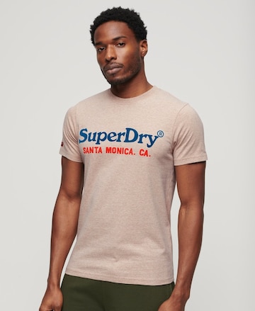 Maglietta 'Venue' di Superdry in beige: frontale