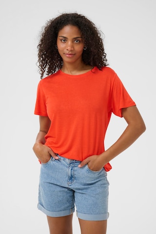 Kaffe - Camiseta 'Maria' en naranja: frente
