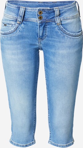 Coupe slim Jean 'GEN' Pepe Jeans en bleu : devant