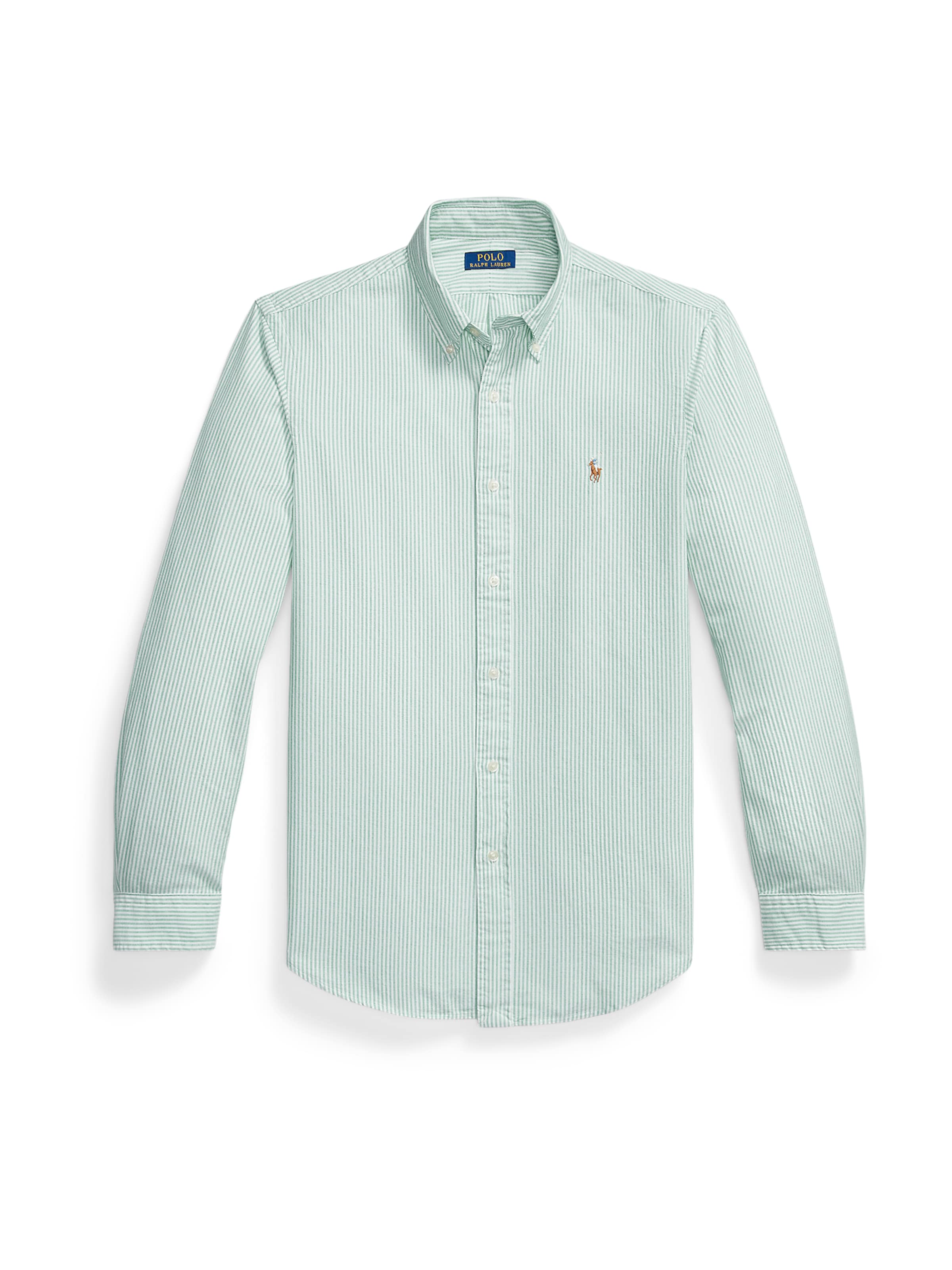 Polo Ralph LaurenRegular Fit Košulja 'CLASSIC' - zelena boja: prednji dio